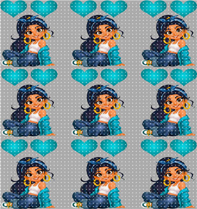 Pen sticker-F 2689